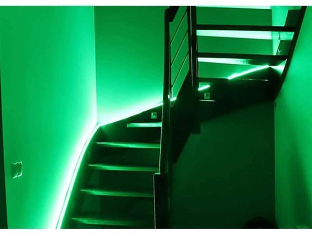 Autolizer Light Strip Flexible LED Strip Light 16.4ft/5m Cuttable LED Light Strips, 300 Units 5630 LEDs Lighting String NON-Waterproof Green