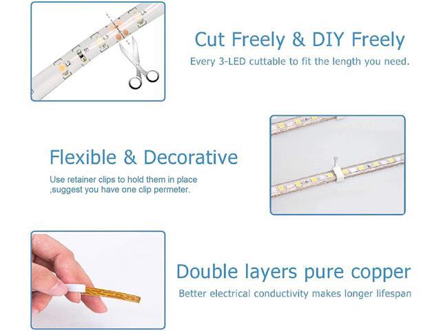 Green LED Strip Light NON-Waterproof 12V DC High Density SMD 3528 300 LEDs/M 16.4 ft/5M Flexible Tape for Room Bedroom Car Christmas Gaming Boat...