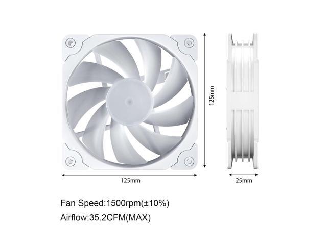 Vetroo AL900 Pink ATX PC Case - 3 Pcs White 120mm ARGB Fan, 270° Full View Tempered Glass, Pre-Installed ARGB & PWM FDB Fan, Supports 360mm...