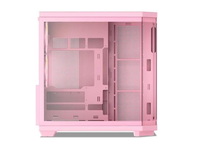 Vetroo CT3 ATX Mid-Tower Gaming Computer PC Case, Triple-Sided Tempered Glass Panoramic View, Supports 360mm Radiator & 11 Fans, Up to 410mm GPU,...