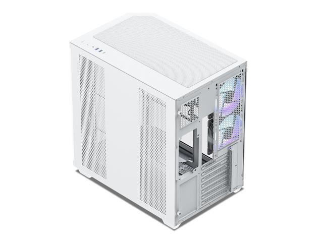 Vetroo CT3 ATX Mid-Tower Gaming Computer PC Case, Triple-Sided Tempered Glass Panoramic View, Supports 360mm Radiator & 11 Fans, Up to 410mm GPU,...