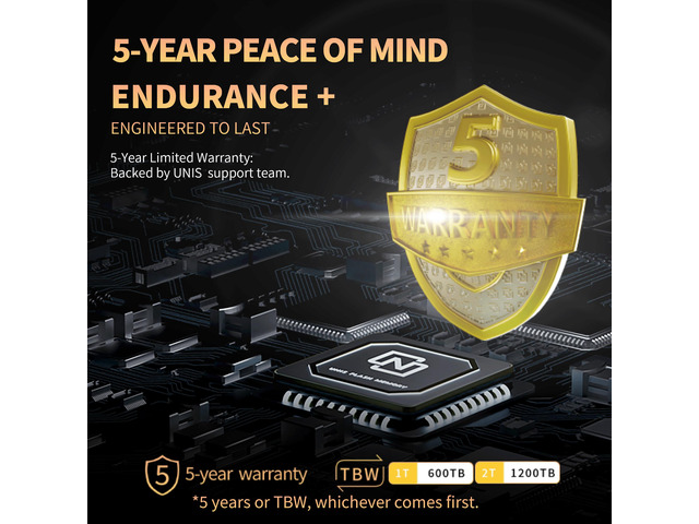 UMEMORY NVME 2TB M.2 SSD PCIe 4.0, 6400MB/s Read, 5700MB/s Write, Superior Cooling, Drive Game 4 Gen Internal Hard Drive Disk for PS5 Laptops PC...