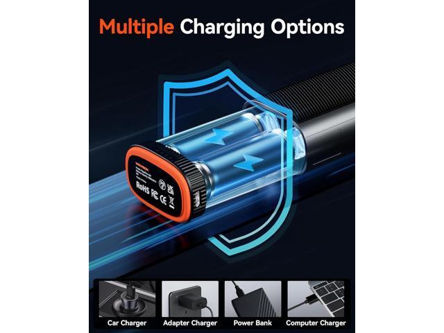 WOLFBOX MF200 22.2Wh 7.4V Li-ion Battery Pack Removable Backup Power for Compressed Air Duster (Battery Only, No Charger)