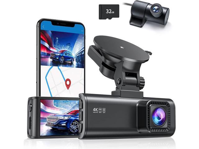 REDTIGER Dashcams Front Rear Dash Camera 4K/2.5K Full HD Car Dashboard Recorder with 3.16 IPS Screen, Wi-Fi GPS Night Vision Loop Recording 170°.
