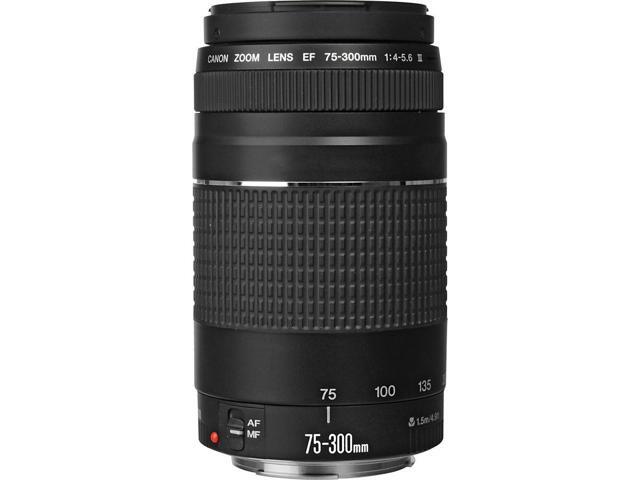 Canon EF 75-300mm f/4-5.6 III Lens (Black) 6473A003 + Ultimate Filter Kit Bundle