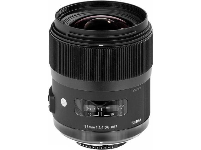 Sigma 35mm f/1.4 DG HSM Art Lens for Canon DSLR Cameras - 7PC Accessory Bundle