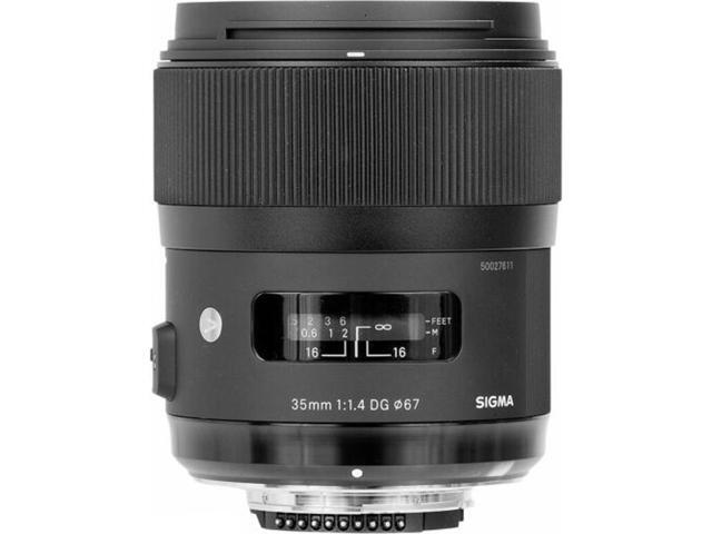 Sigma 35mm f/1.4 DG HSM Art Lens for Canon DSLR Cameras - 7PC Accessory Bundle