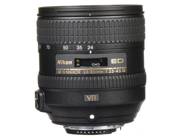 Nikon AF-S NIKKOR 24-85mm f3.5-4.5G ED VR Lens 2204 - 10PC Accessory Bundle