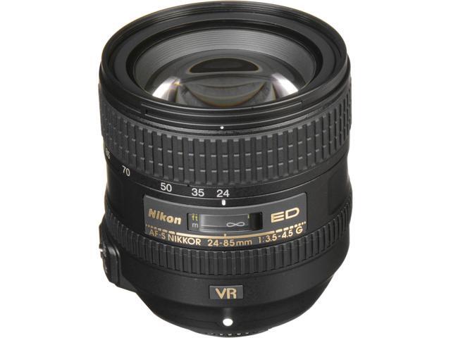 Nikon AF-S NIKKOR 24-85mm f3.5-4.5G ED VR Lens 2204 - 10PC Accessory Bundle