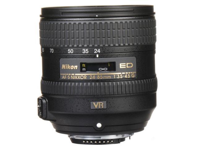 Nikon AF-S NIKKOR 24-85mm f3.5-4.5G ED VR Lens 2204 - 10PC Accessory Bundle