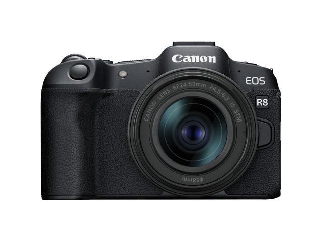 Canon EOS R8 Mirrorless Camera with RF 24-50mm IS STM Lens - 14PC Accessory Kit