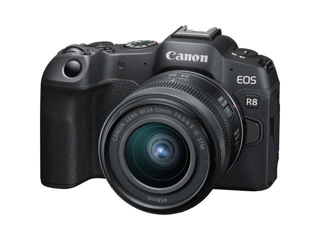 Canon EOS R8 Mirrorless Camera with RF 24-50mm IS STM Lens - 14PC Accessory Kit