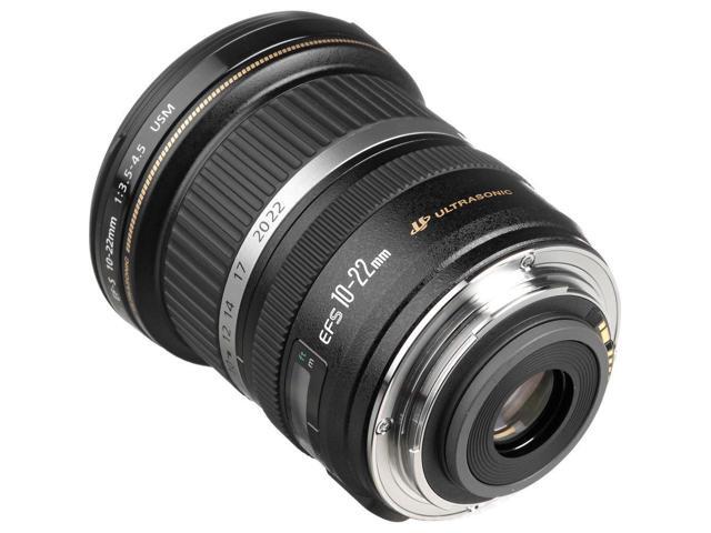 Canon EF-S 10-22mm f/3.5-4.5 USM Lens 9518A002 - 10PC Accessory Bundle
