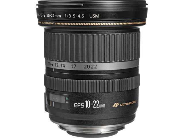 Canon EF-S 10-22mm f/3.5-4.5 USM Lens 9518A002 - 10PC Accessory Bundle