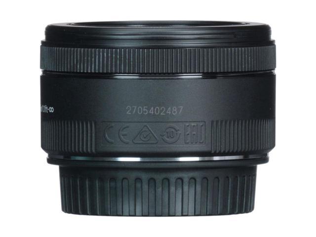Canon EF 50mm f/1.8 STM Lens 0570C002 + UV Filter + Tulip Hood Lens Bundle