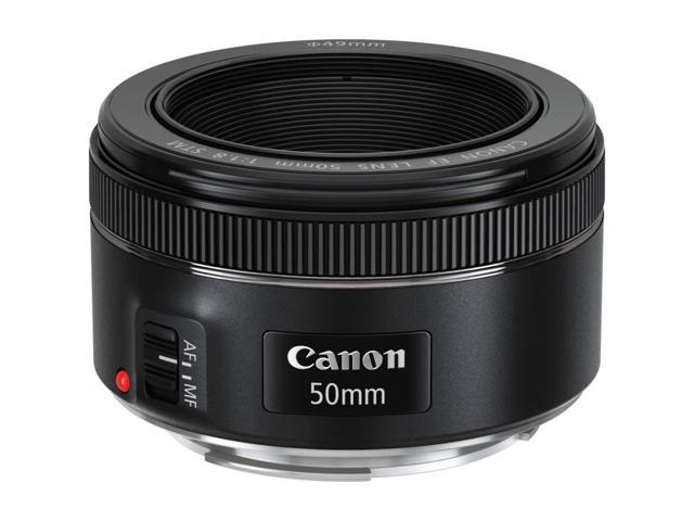 Canon EF 50mm f/1.8 STM Lens + 6PC Filter Kit + Macro/Close Up Lenses Bundle