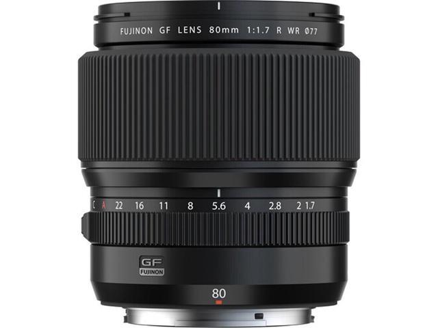 FUJIFILM GF 80mm f/1.7 R WR Lens 600022103 - 7PC Accessory Bundle