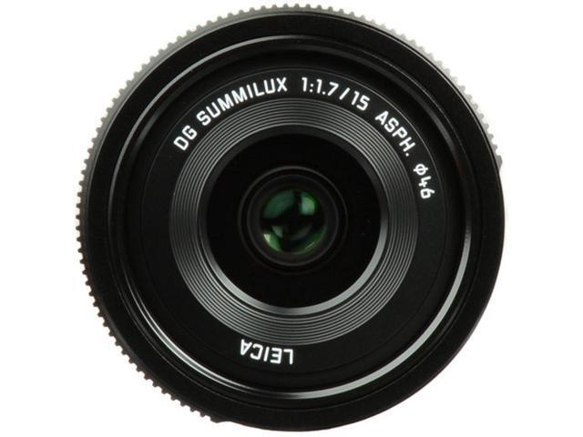 Panasonic Leica DG Summilux 15mm f/1.7 ASPH. Lens (Black) - Filter Kit Bundle