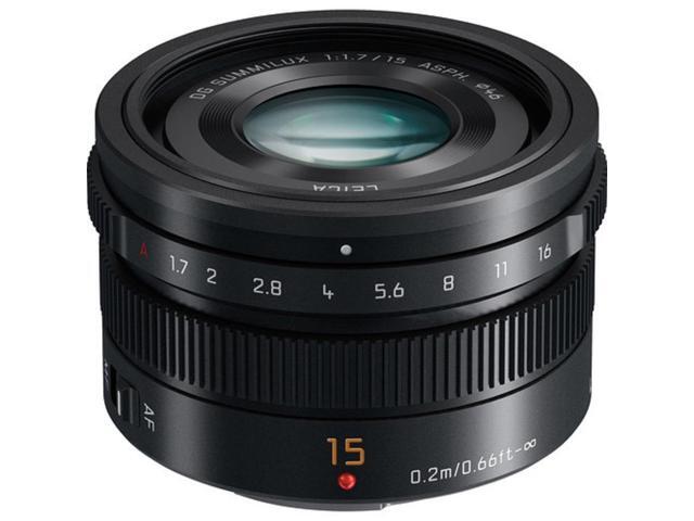 Panasonic Leica DG Summilux 15mm f/1.7 ASPH. Lens (Black) - Filter Kit Bundle
