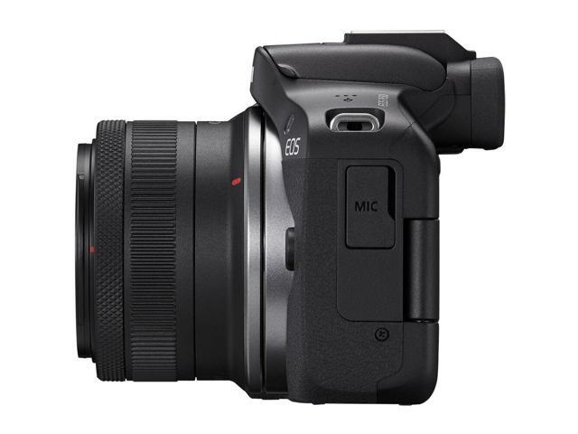 Canon EOS R50 Mirrorless Camera with 18-45mm Lens (Black) 5811C012 - 12PC Bundle