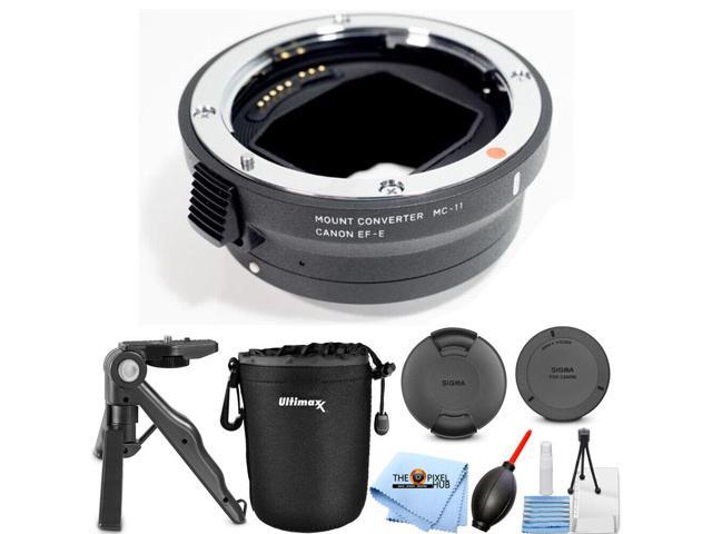 Sigma MC-11 Mount Converter Lens Adapter (Canon EF-Mount to Sony E) Tripod Kit