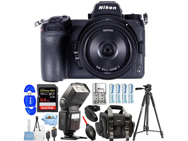 Nikon Zfc Mirrorless Camera (Black) with NIKKOR Z 28mm f/2.8 (SE) Lens 12PC K