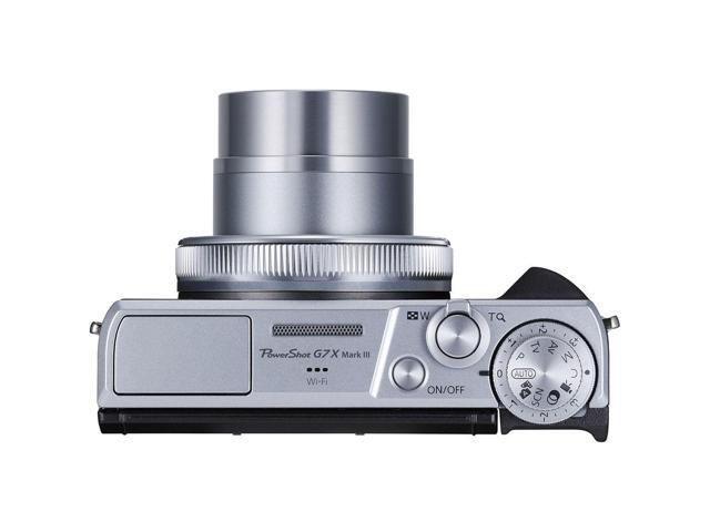 Canon PowerShot G7 X Mark III Digital Camera (Silver) - Essential 32GB Bundle