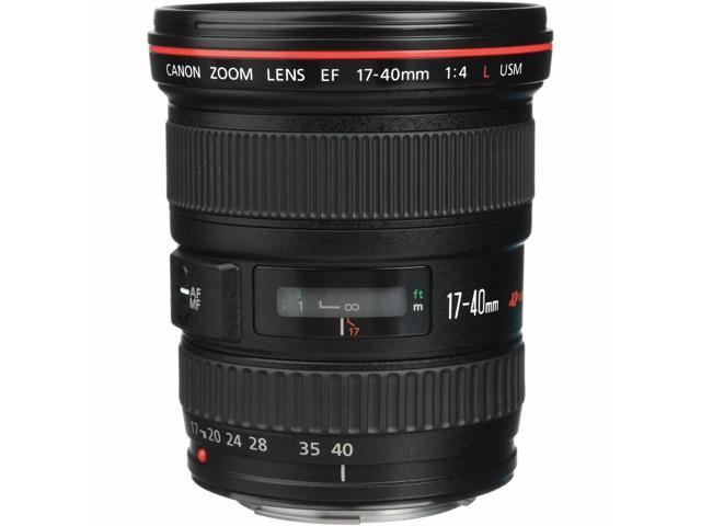 Canon EF 17-40mm f/4L USM Lens 8806A002 - 7PC Accessory Bundle