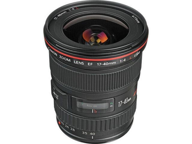Canon EF 17-40mm f/4L USM Lens 8806A002 - 7PC Accessory Bundle