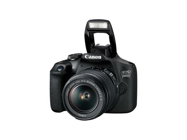 Canon EOS 2000D / Rebel T7 with 18-55mm IS II Lens - Essential 32GB Bundle