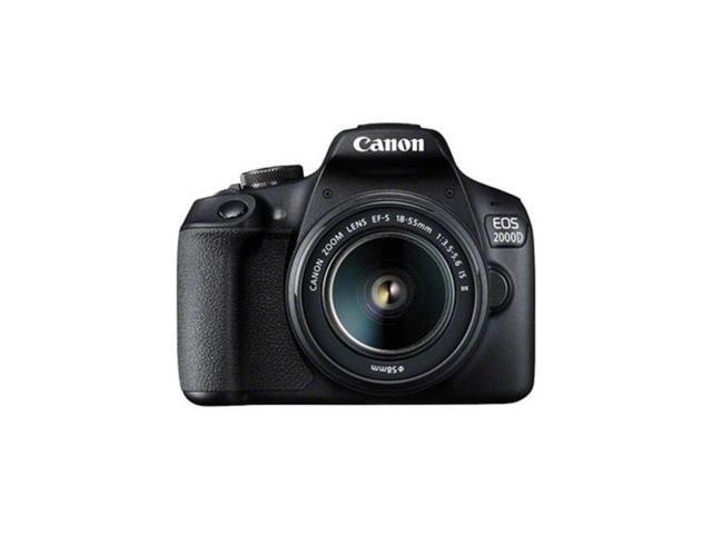 Canon EOS 2000D / Rebel T7 with 18-55mm IS II Lens - Essential 32GB Bundle