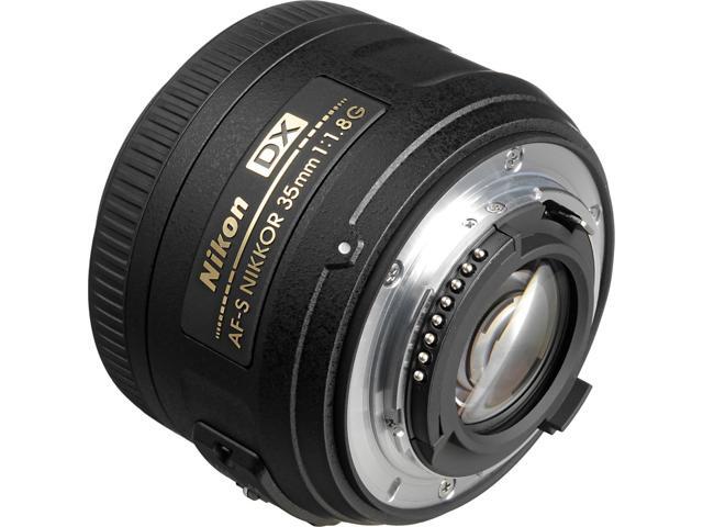 Nikon AF-S DX NIKKOR 35mm f/1.8G Lens (Black) + Lens Pouch + Filter Kit Bundle