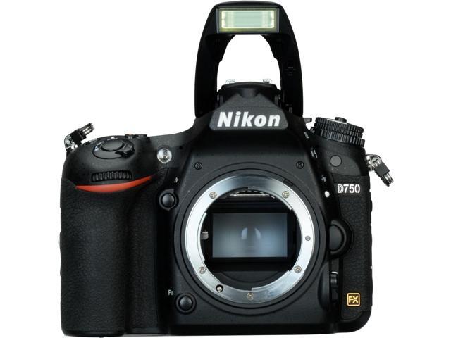Nikon D750 DSLR Camera (Body Only, Black) 1543 + EXT BATT + Sandisk 32GB SD
