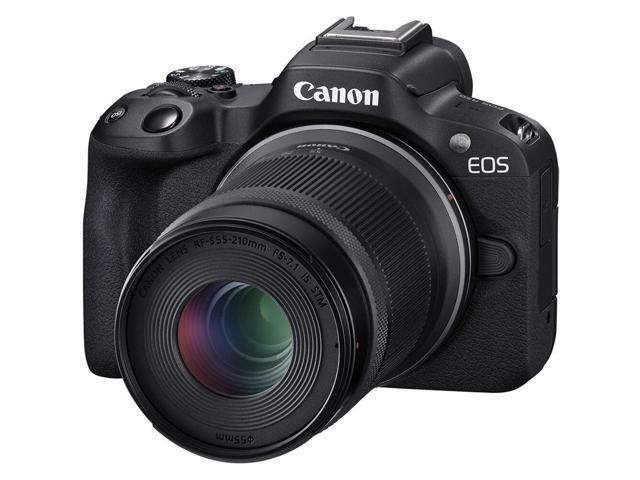 Canon EOS R50 Mirrorless Camera with 18-45mm and 55-210mm Lenses (Black) Kit