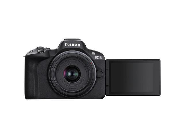 Canon EOS R50 Mirrorless Camera with 18-45mm and 55-210mm Lenses (Black) Bundle