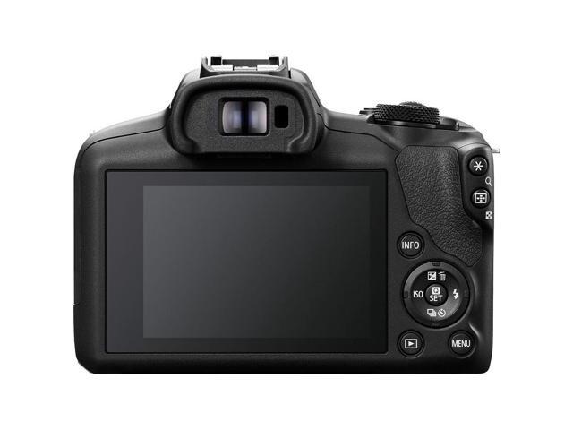 Canon EOS R100 Mirrorless Camera with 18-45mm Lens 6052C012 - 7PC Accessory Kit