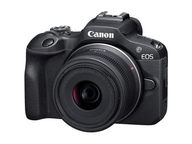 Canon EOS R100 Mirrorless Camera with 18-45mm Lens 6052C012 - 12PC Accessory Kit