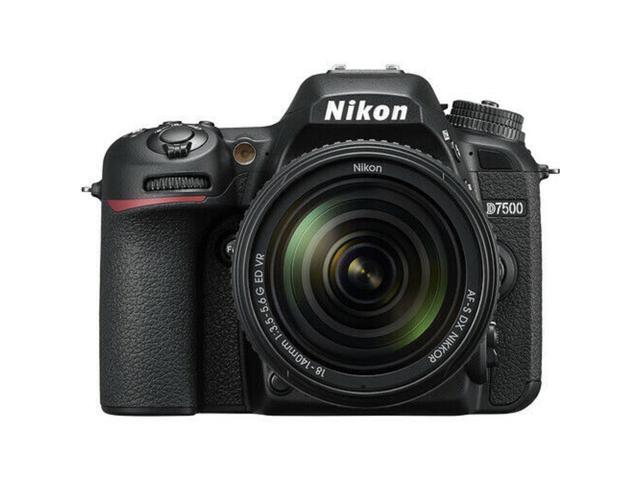 Nikon D7500 DSLR Camera with 18-140mm Lens + 64GB + Flash + Tripod Bundle