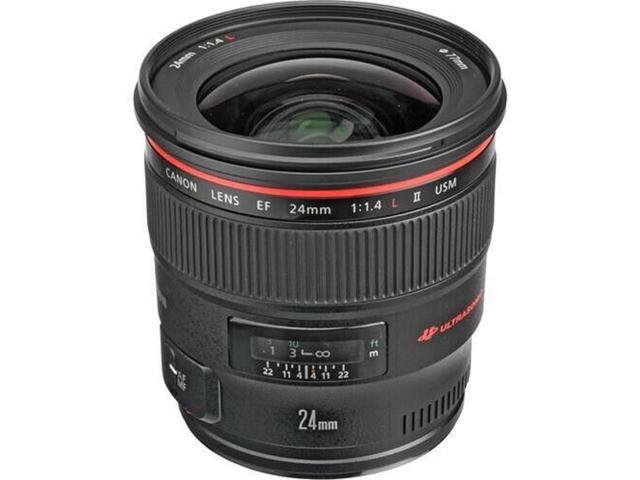 Canon EF 24mm f/1.4L II USM Autofocus Lens 2750B002 - 7PC Accessory Bundle