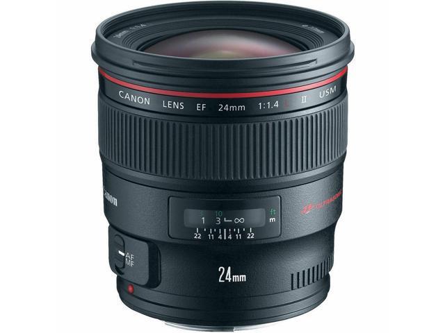 Canon EF 24mm f/1.4L II USM Autofocus Lens 2750B002 - 7PC Accessory Bundle