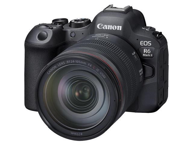 Canon EOS R6 Mark II Mirrorless Camera with 24-105mm f/4 Lens 5666C011 - 7PC Kit