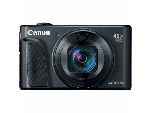Canon PowerShot SX740 HS Digital Camera (Black) 2955C001 - 7PC Accessory Bundle