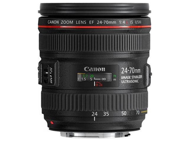 Canon EF 24-70mm f/4L IS USM Standard Zoom Lens - 10PC Accessory Bundle