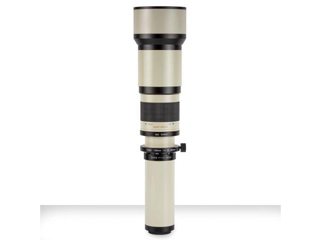 ULTIMAXX 650-1300mm f/8 Super Zoom Lens for Canon EF + Filter Kit + Backpack
