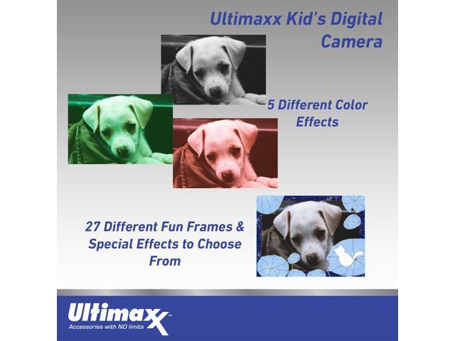 Ultimaxx Kid's Digital Video Recorder Camera (Pink) w/ 64GB Micro SD - Bundle