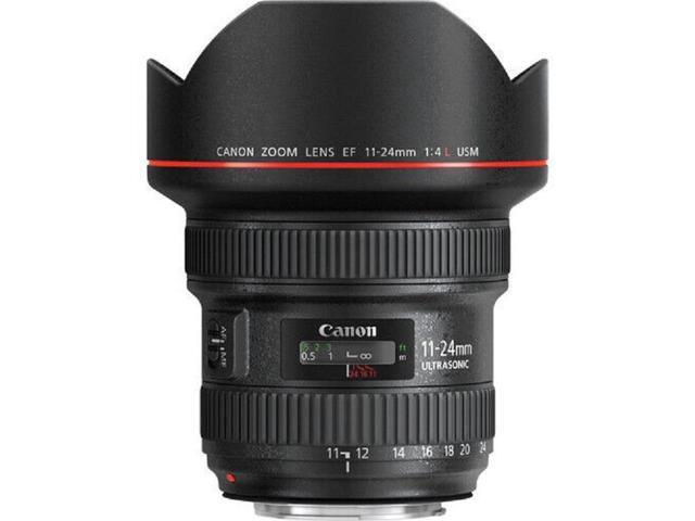 Canon EF 11-24mm f/4L USM Wide-Angle Zoom Lens (Black) + Lens Pouch Pro Bundle