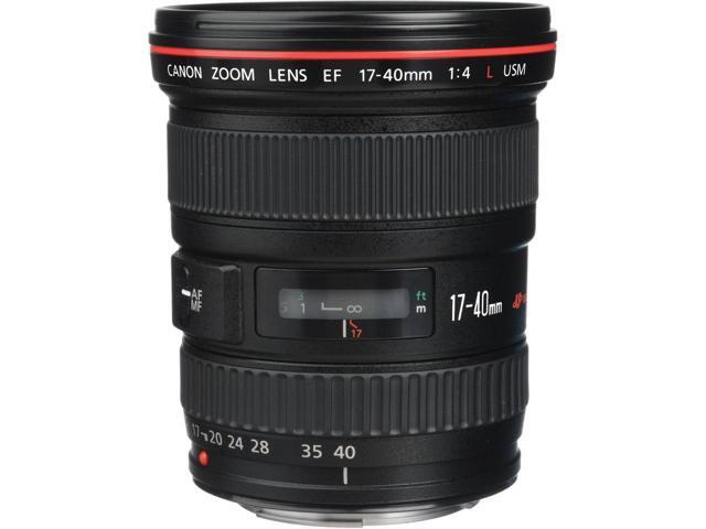 Canon EF 17-40mm f/4L USM Lens 8806A002 - 10PC Accessory Bundle