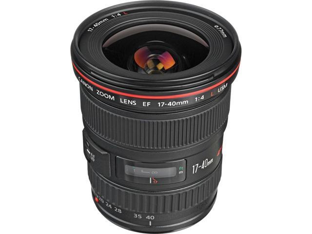 Canon EF 17-40mm f/4L USM Lens 8806A002 - 10PC Accessory Bundle