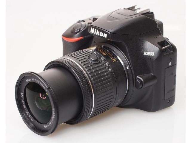 Nikon D3500 DSLR Camera with 18-55mm VR Lens 1590 - 7PC Accessory Bundle
