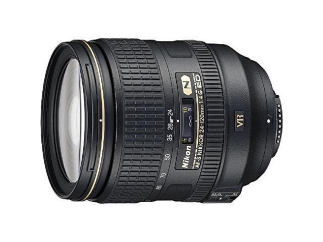 Nikon AF-S NIKKOR 24-120mm f/4G ED VR Lens + Pouch Bundle New in White Box